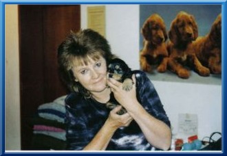 Merlin mit Frauchen