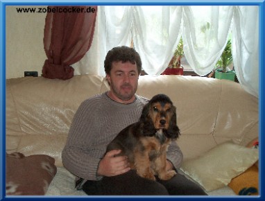 Finn mit Herrchen